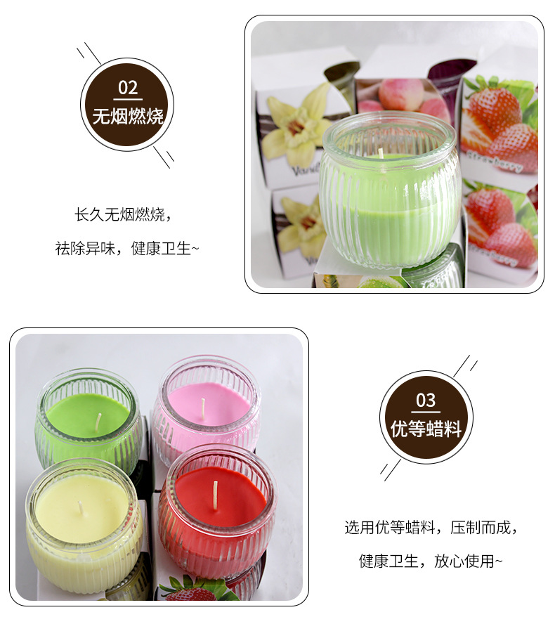 Aromatherapy Candles Creative Pumpkin Aromatherapy Cup Wax Home Accessories Create Atmosphere Candle Decoration Craft Candles