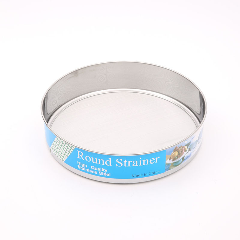 6-piece set of stainless steel flour sieve, sugar powder sieve, Rice noodles sieve, leak screen, western point DIY baking tools in kitchen