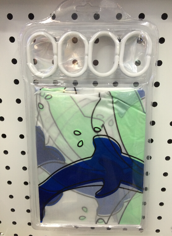 Factory direct sales of environmentally friendly bathroom waterproof shower curtains are cheap