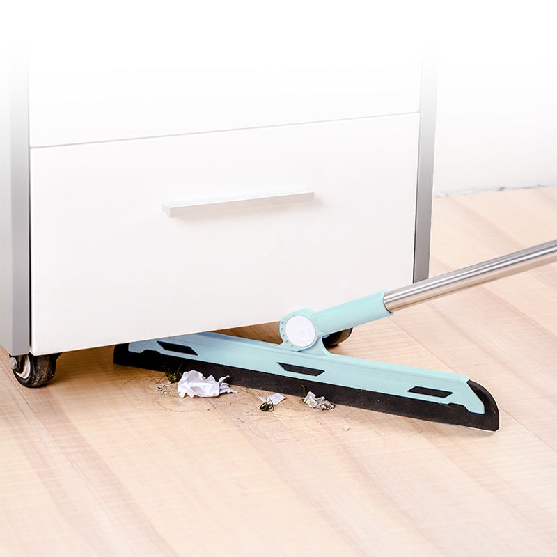 Household broom and dustpan set, consisting of three pieces of broom, soft fur, non stick to hair, enlarged and thickened dustpan and dustpan