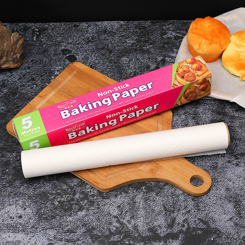Baking paper, household baking tray, non stick oil absorbing paper, thickened food grade non stick barbecue bread, cake, silicone oil paper