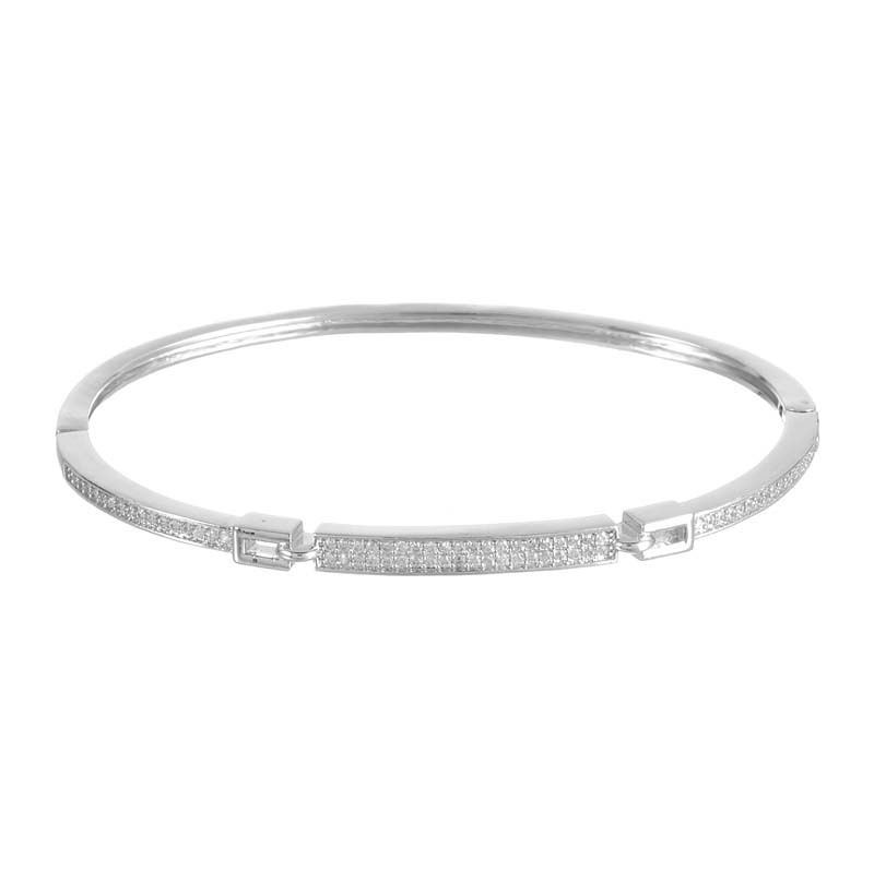 Hot selling Spring Korean New Fine Diamond Inlaid Couple Bracelet Dominates Hot Selling Gold Plated Copper Bracelet Manufacturer Direct Sales