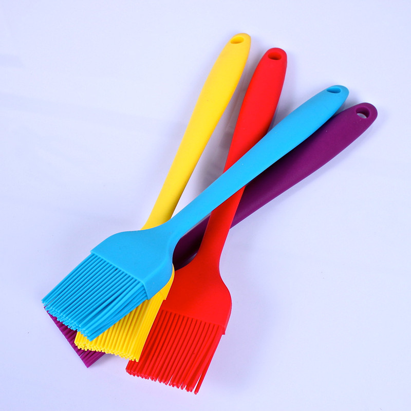 21cm silicone scraper integrated small heat-resistant butter scraper scraper cake baking tool