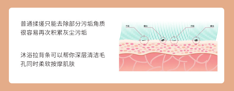 Customized shower towel, autumn hemp brown bath towel, household double-sided bath towel, ramie pull back strip, adult pull back strap