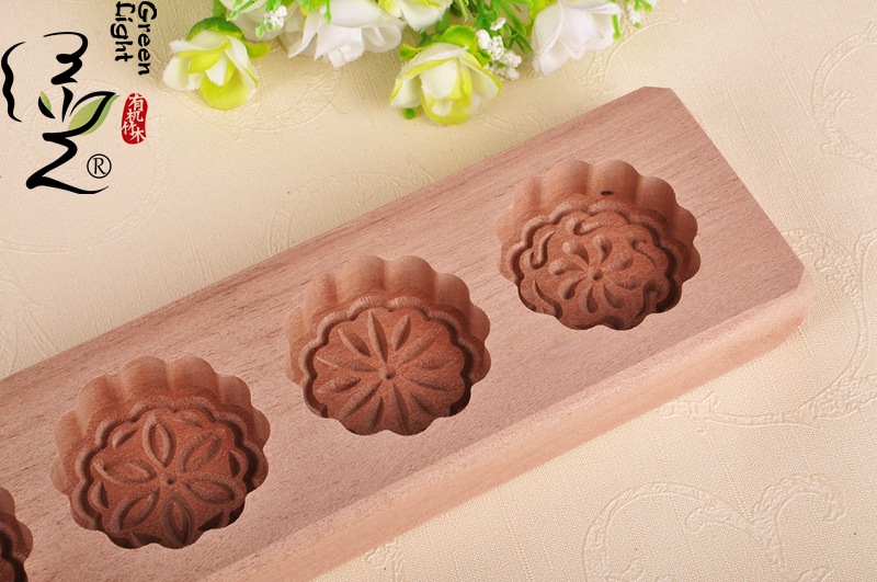 Green light cake mold New multi shape wooden mold Cong you bing mold Korean kitchen supplies wholesale