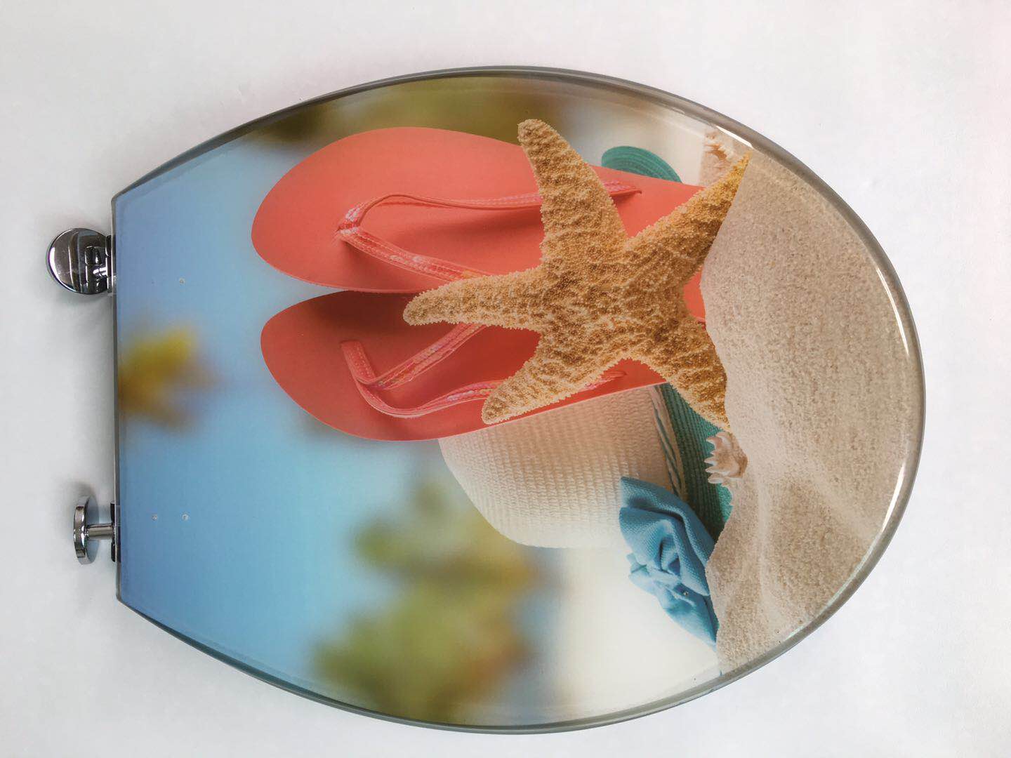 18 inch MDF laminated toilet seat with wooden toilet seat manufacturer direct sales