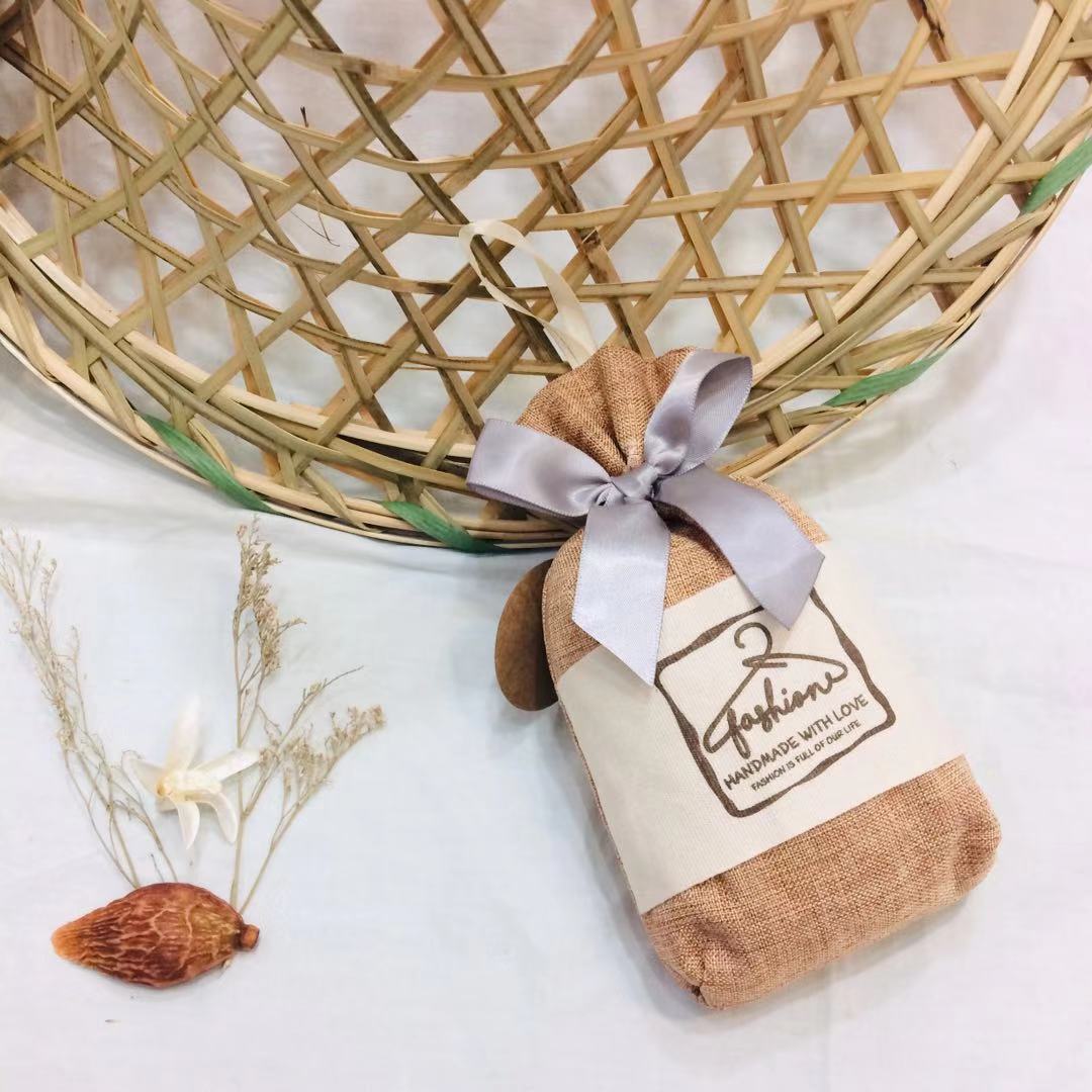 New Korean version simple fabric tea sachet wardrobe/shoe cabinet/car aromatherapy bag factory direct sales JA-666