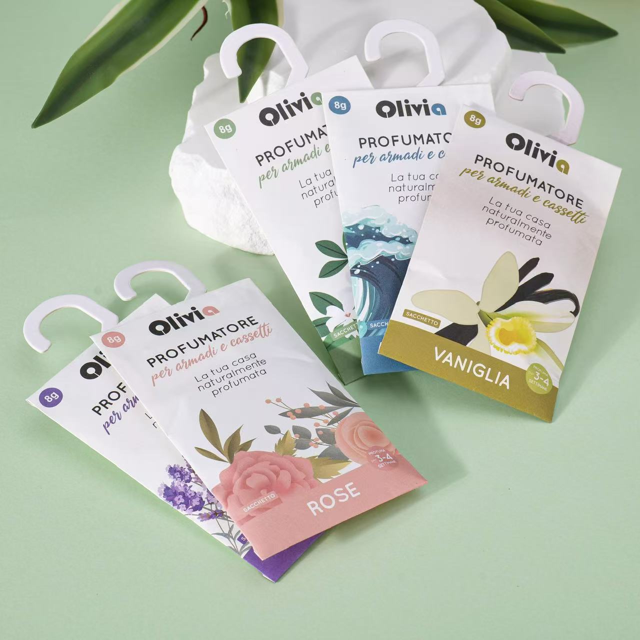 Creative Hook Drawer Wardrobe Fragrant Bag Bedroom Deodorizing Fragrant Bag Aromatherapy Fragrance Wholesale Paper Bag Car Fragrant Bag Pendant