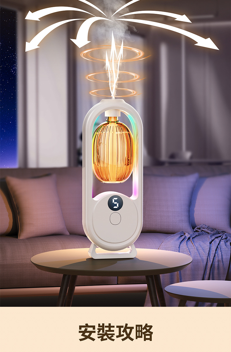 Intelligent Aromatherapy Machine, Automatic Spray Aromatherapy Machine, Expanded Aromatherapy Machine, Wall mounted Aromatherapy Machine, Home Premium Sensory Intelligent Plug in Aromatherapy Machine