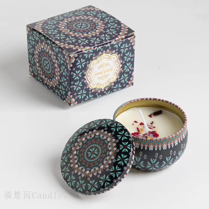 Cross border soybean wax dried floral scented candles, wedding souvenirs, birthday gifts, and giveaways