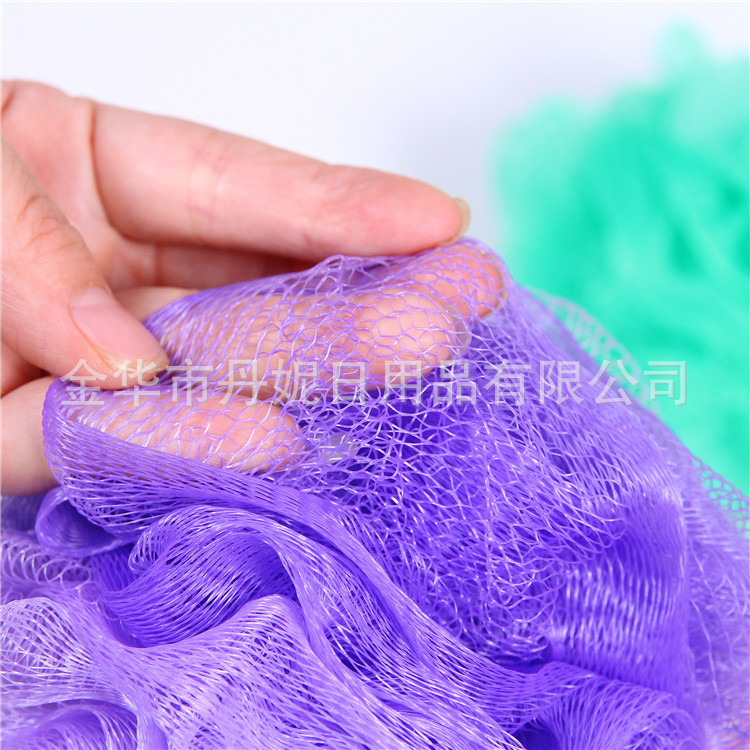 Factory direct sales hot selling gradient color bath flower supermarket best-selling high-quality cotton rope easy to clean essential for bathing