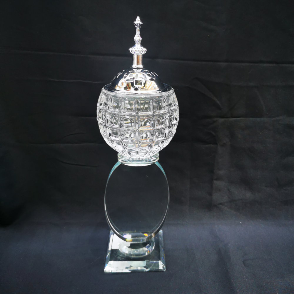 Home Furnishings Crystal Incense Burner Aromatherapy Burner Incense Burner Charcoal Burner Muslim Halal Arab Factory Direct Sales