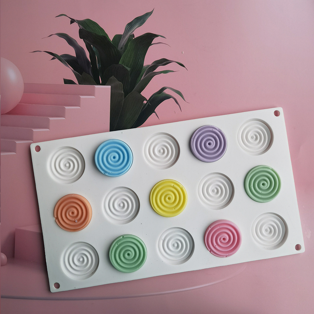 Silicone 15 mosquito repellent cake mold, cake decoration, baking utensils, creative chocolate