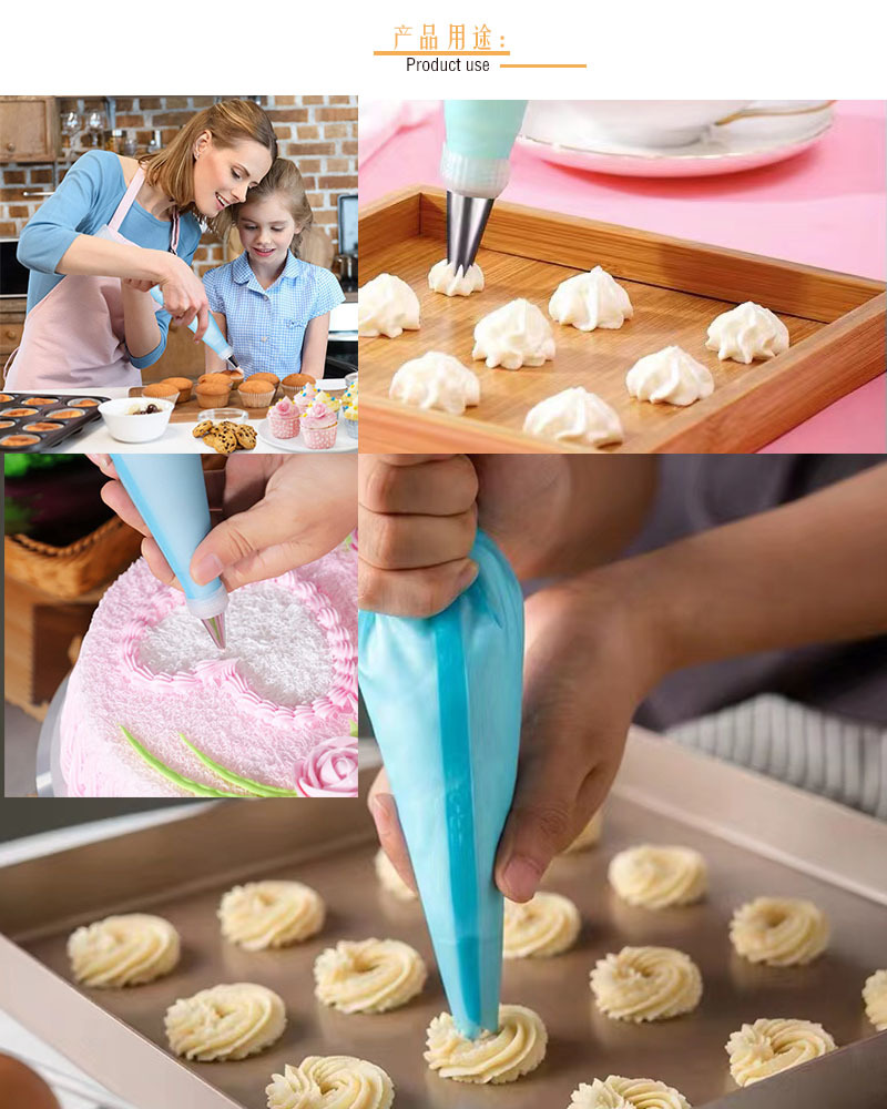 28pc piping nozzle set, 24 head piping nozzle, piping nail, milking bag converter, storage box, cake baking tool