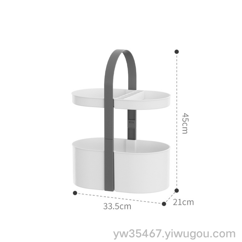 Q46-M-802 Portable cosmetics storage rack Bathroom storage rack Desktop multi-layer perfume skin care products sorting rack