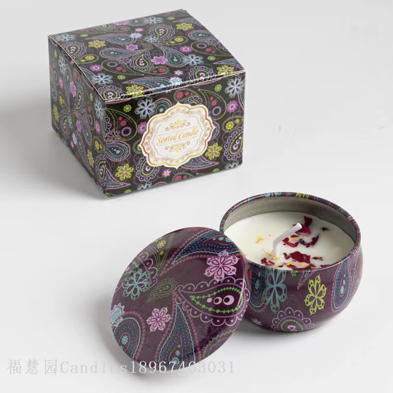 Cross border soybean wax dried floral scented candles, wedding souvenirs, birthday gifts, and giveaways