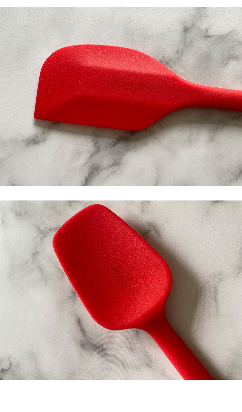 Spot wholesale silicone scraper set baking tool integrated cake cream scraper, oil brush scraper, 6-piece set