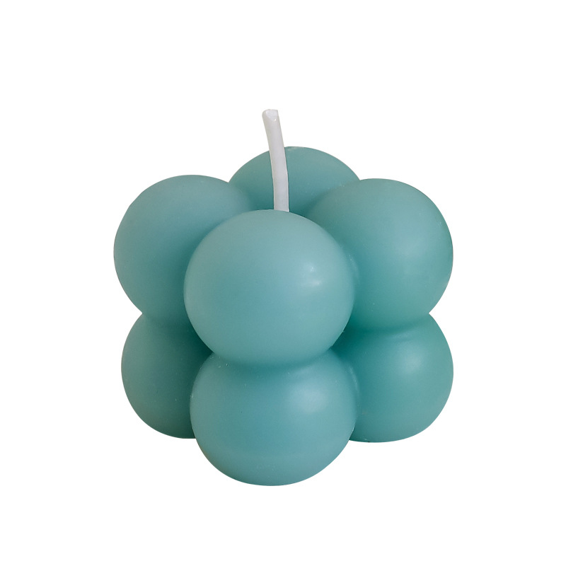 Nordic ins Rubik's Cube Spherical Aromatherapy Candle Home Fragrance Creative Geometric Shape Ornament Aromatherapy Shooting Prop