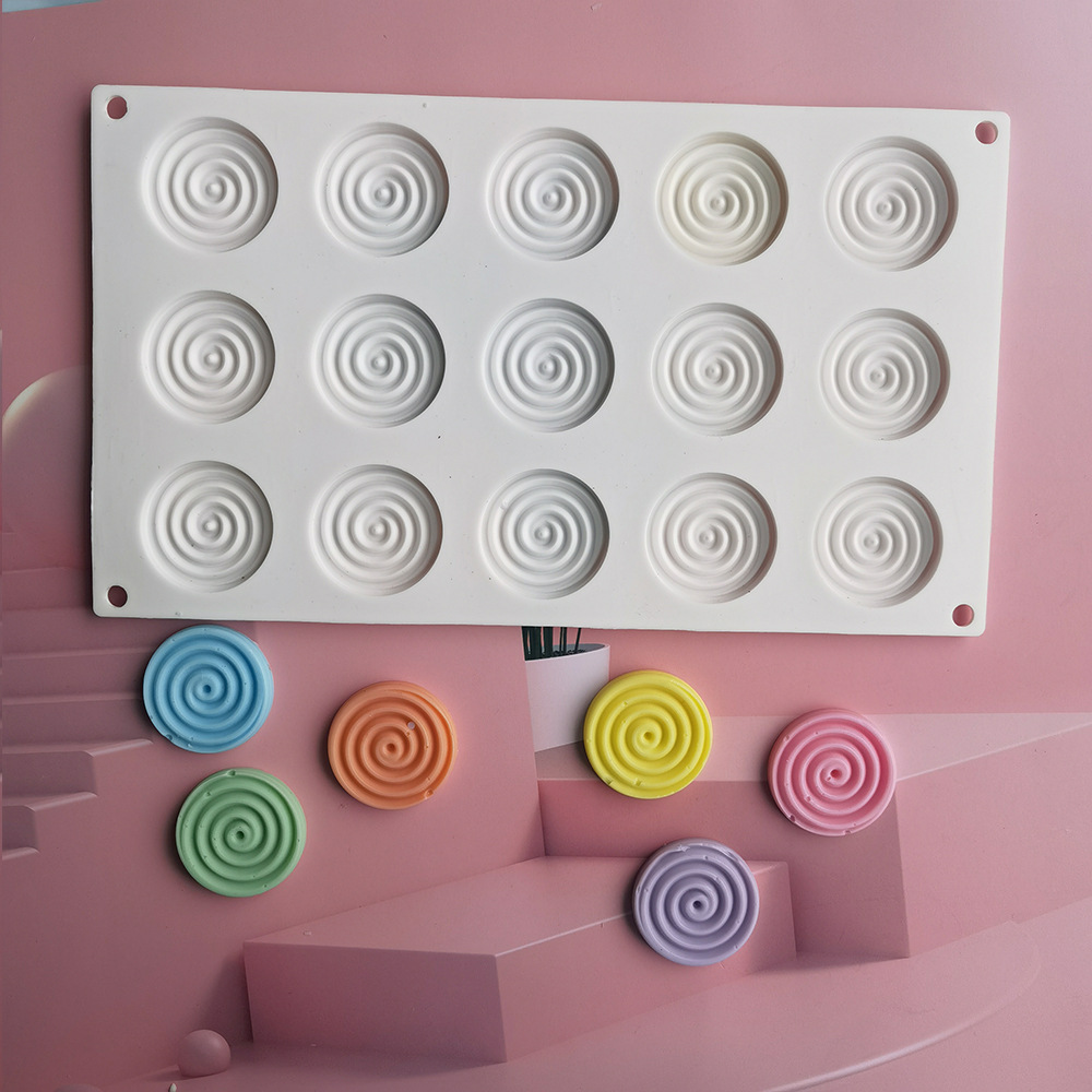 Silicone 15 mosquito repellent cake mold, cake decoration, baking utensils, creative chocolate