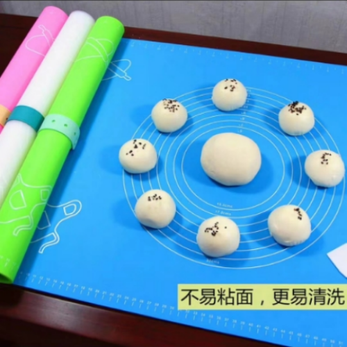 Rolling pad, kneading pad, silicone kneading pad, anti slip and non stick, high resistant silicone pad