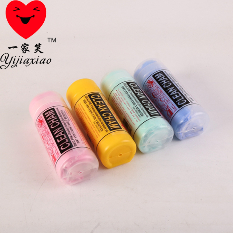 Deer skin towel, absorbent towel, car towel, pet towel, dual-use cleaning product for home and car, small size 43 * 32 with bucket