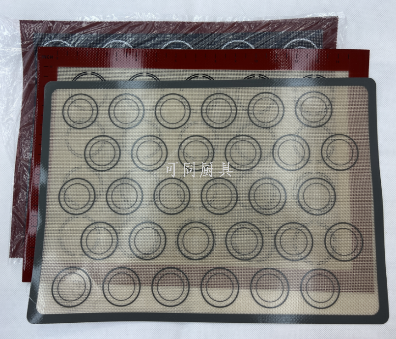 Hot selling silicone baking pad, heat-resistant macaron baking pad, reusable non stick kneading pad, kitchen baking tool