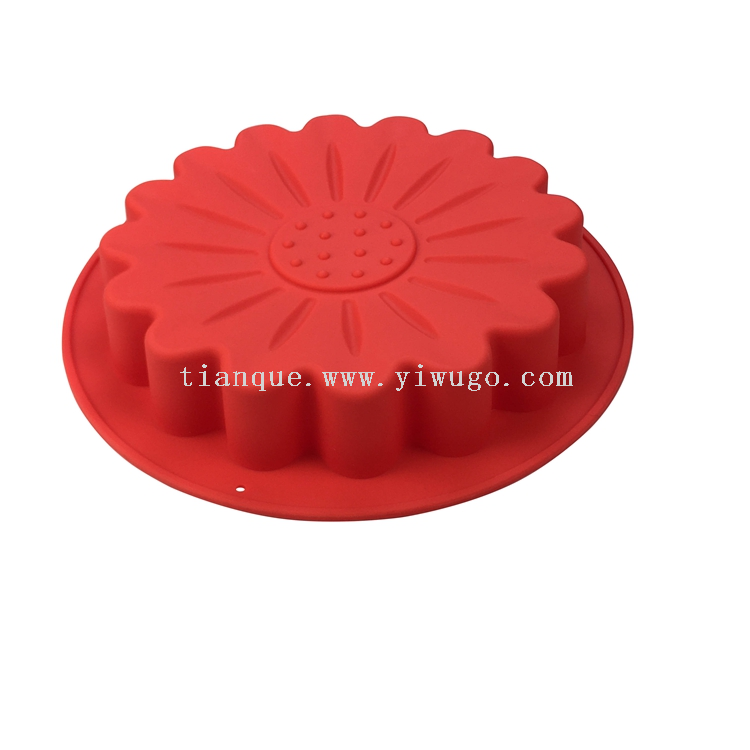 Silicone Qifeng Cake Mold for Household Oven Utensils Baking Mold Anti slip Thick Circular Kitchen Cake Mold