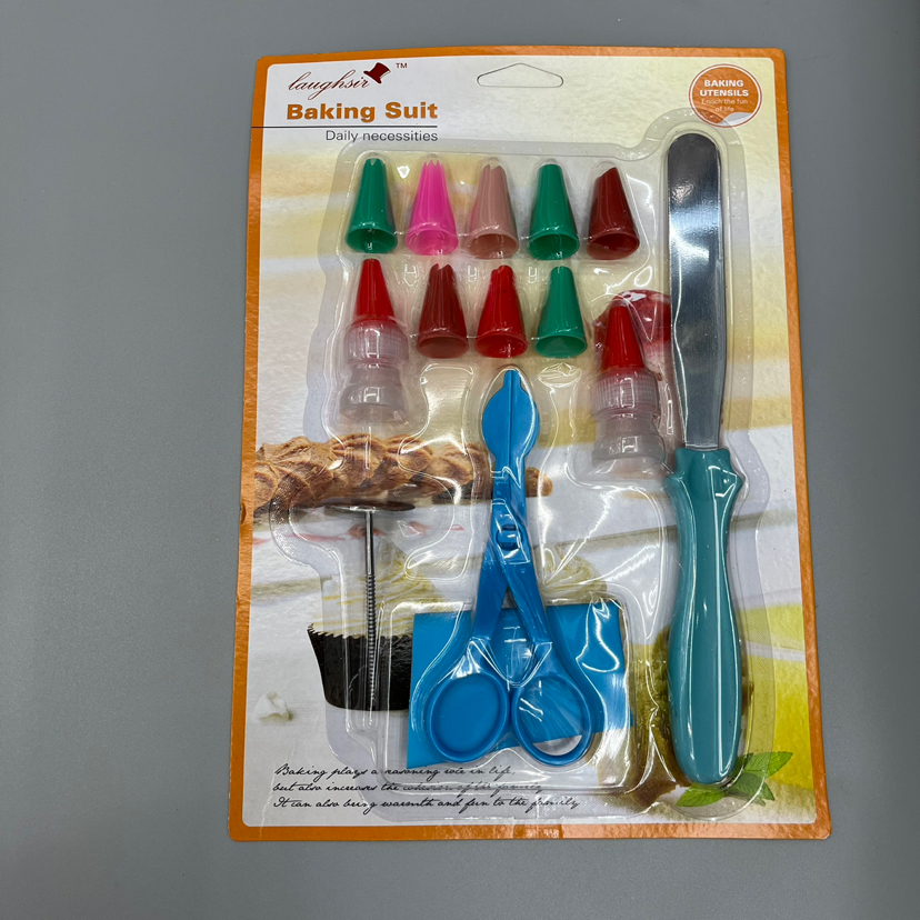 Baking tools, plastic piping nozzle set, kitchen supplies, kitchenware, tableware