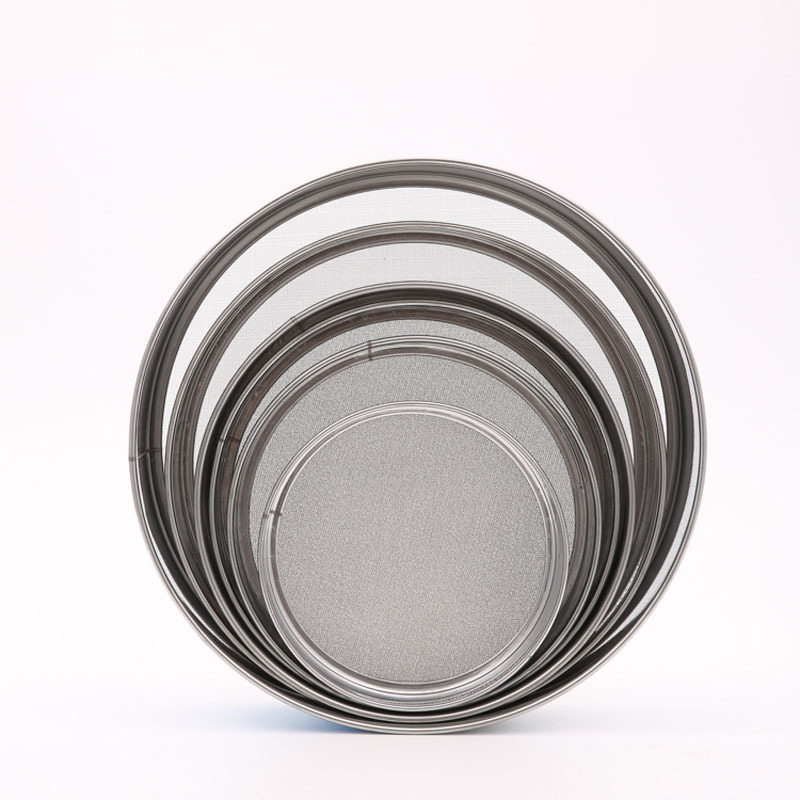 6-piece set of stainless steel flour sieve, sugar powder sieve, Rice noodles sieve, leak screen, western point DIY baking tools in kitchen