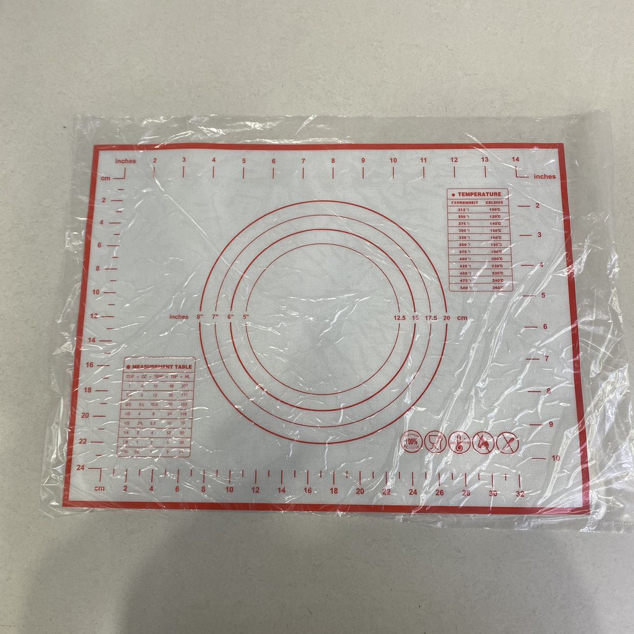 Rolling pad, kneading pad, baking pad, household rolling cloth, food pastry pad, anti slip and non stick silicone pad