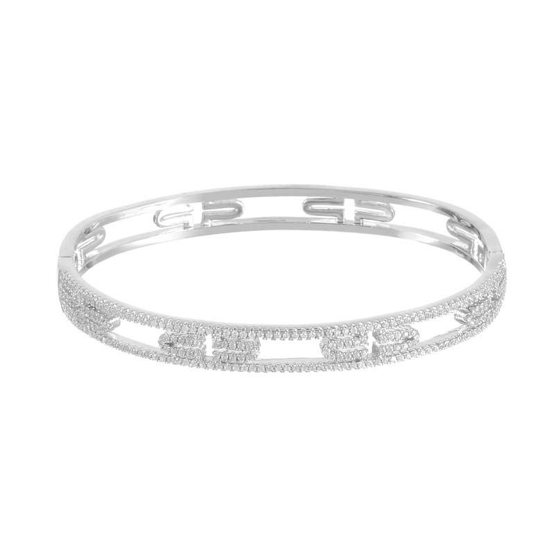 Factory direct sales of new hollow diamond inlaid bracelets, elegant and exemplary, exquisite jewelry, foreign trade source