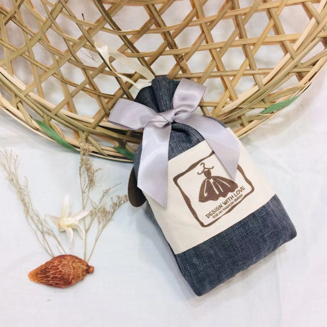 New Korean version simple fabric tea sachet wardrobe/shoe cabinet/car aromatherapy bag factory direct sales JA-666