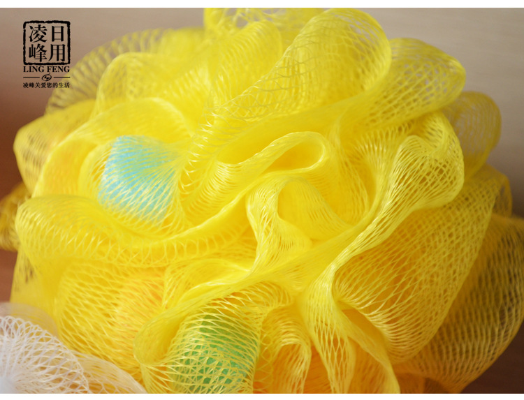 Korean version of foreign trade large bath ball, bath flower bath ball, colorful high-quality bath ball flower scrubbing bath artifact, bath products