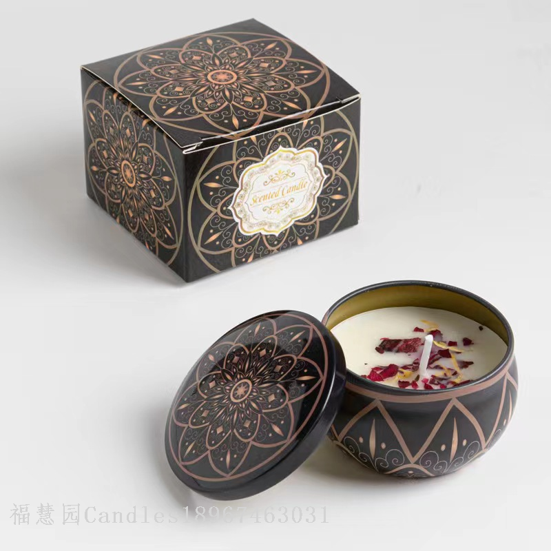 Cross border soybean wax dried floral scented candles, wedding souvenirs, birthday gifts, and giveaways