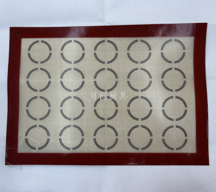 Hot selling silicone baking pad, heat-resistant macaron baking pad, reusable non stick kneading pad, kitchen baking tool