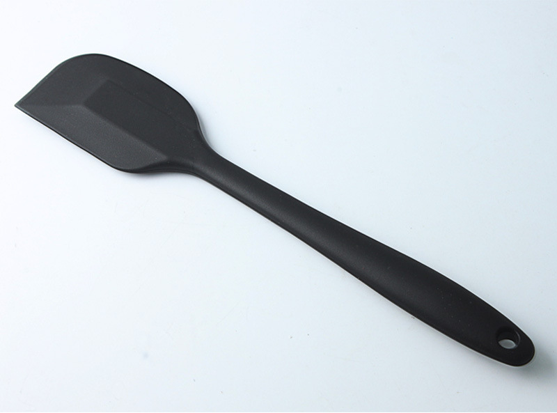 Large FDA integrated silicone scraper, heat-resistant cream scraper, solid color 11 inch silicone Niu Niu scraper