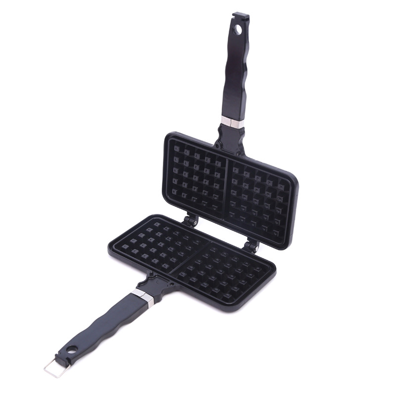 Home DIY Biscuit Baking Mold Waffle Cake Mold Gas Egg Cub Square Baking Plate Tool