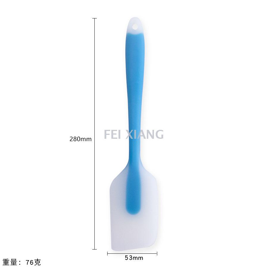 Kitchenware integrated silicone scraper blade custom silicone butter knife in stock cake butter scraper tool