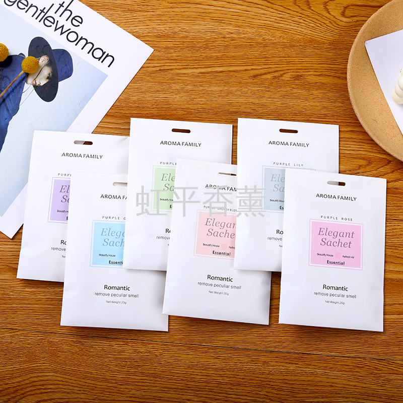 New aromatherapy bag, sachet, sachet hook, sachet, insect proof fragrance agent, wardrobe sachet, sachet