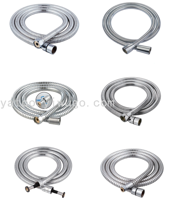 Stainless steel shower hose, shower hose, explosion-proof shower nozzle, water pipe, electroplated metal hose, 1.5 meters 2/3 meters
