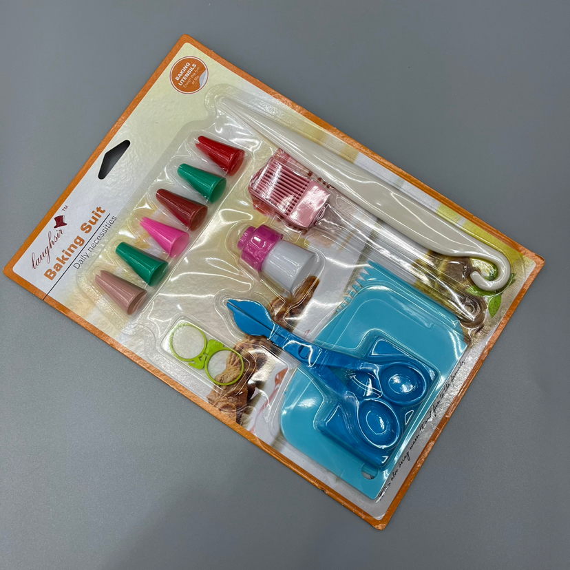 Baking tools, plastic piping nozzle set, kitchen supplies, kitchenware, tableware