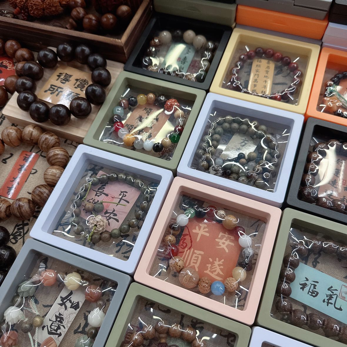 National style design natural stone agate bracelet tassel bracelet, new Chinese style jewelry wholesale source, street stall