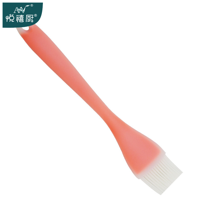 【 Yuexi Kitchen 】 Large all inclusive semi transparent silicone brush, barbecue brush, baking cream butter brush