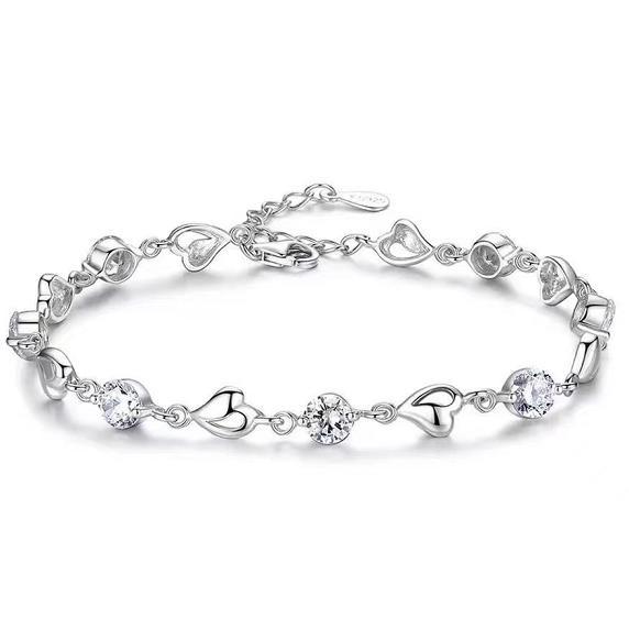 Heart of the Sea Bracelet Girl Xia ins Small crowd design 2024 new birthday gift Qixi gift girlfriend bracelet