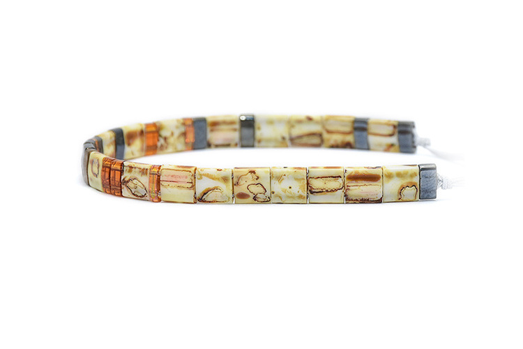 New Nike Jewelry Japan Tila Rice Bead Bracelet Retro Luxury Bracelet for Girls and Women Gift Factory Wholesale