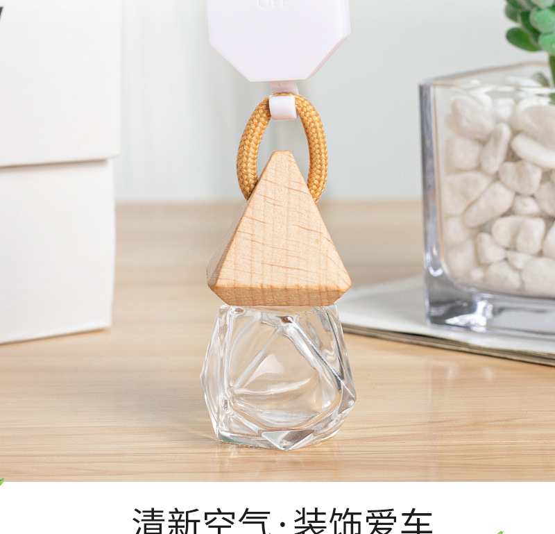 Easy pull buckle, retractable buckle, car mounted fragrance bottle, car mounted fragrance pendant, diamond shaped perfume bottle, car accessories