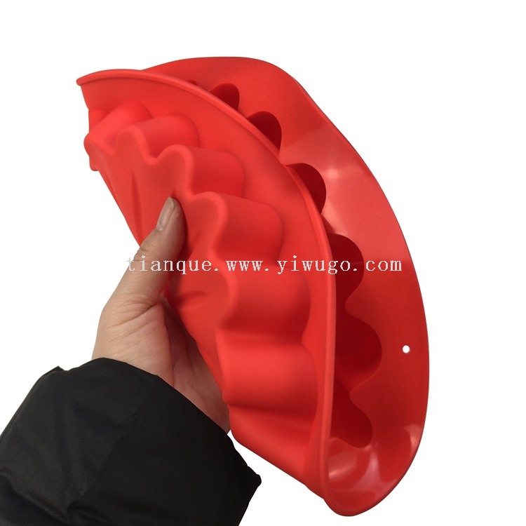 Silicone Qifeng Cake Mold for Household Oven Utensils Baking Mold Anti slip Thick Circular Kitchen Cake Mold