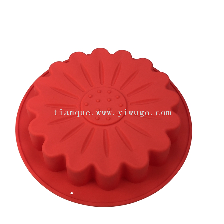 Silicone Qifeng Cake Mold for Household Oven Utensils Baking Mold Anti slip Thick Circular Kitchen Cake Mold