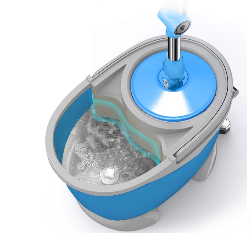 Upgraded Home Dolphin Good God mop Rotating mop No Hand Wash Magic mop