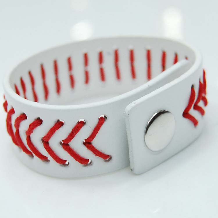 Wire bowling bracelet, leather bracelet, men's and women's simple handmade personalized bracelet, rugby sports bracelet